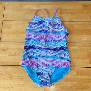 Girls Speedo 16 Bathing Suit One Piece Swimsuit